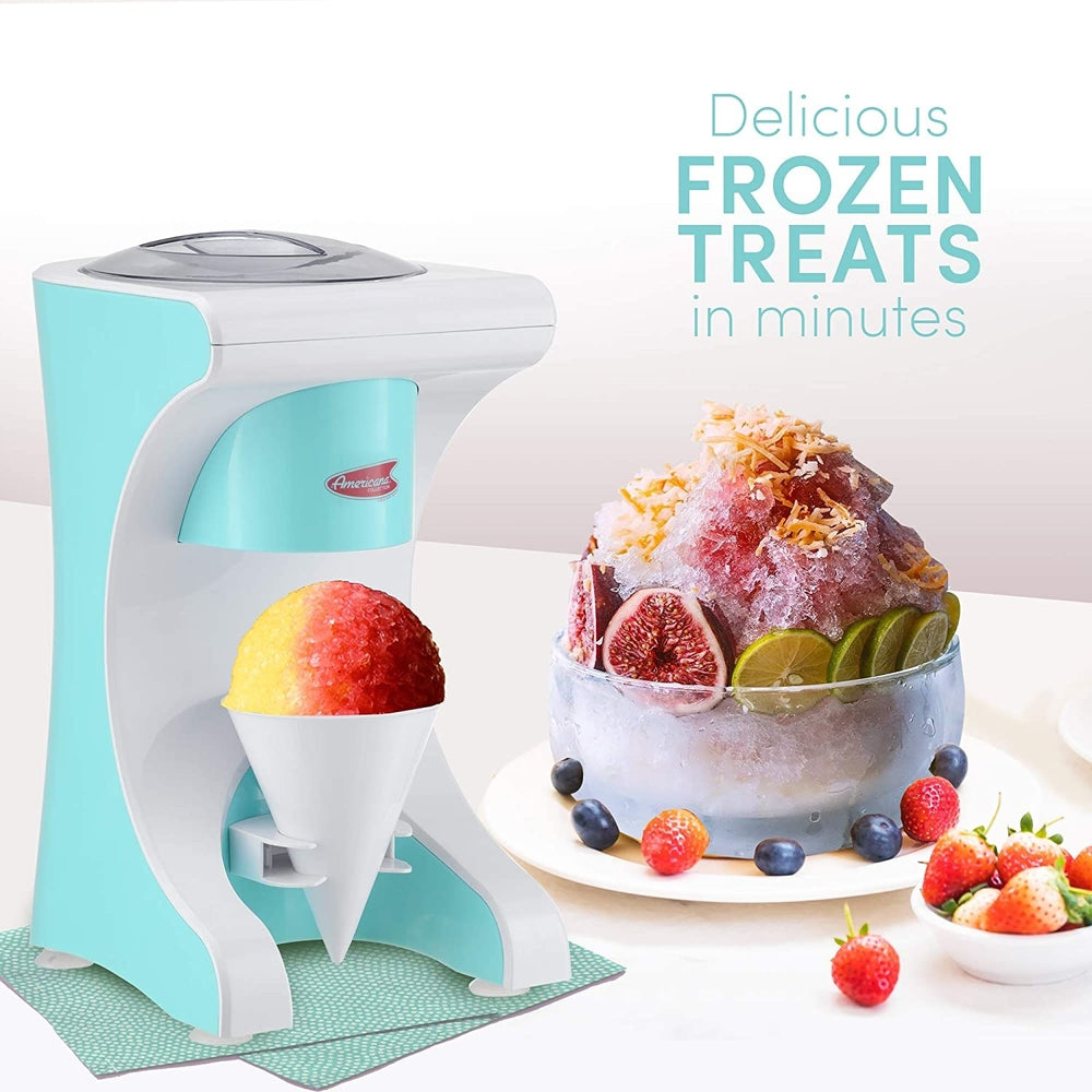 Elite Gourmet Electric Countertop Snow Cone Hawaiian Shave Ice MachineKid-Friendly Party Summer Treat Image 2