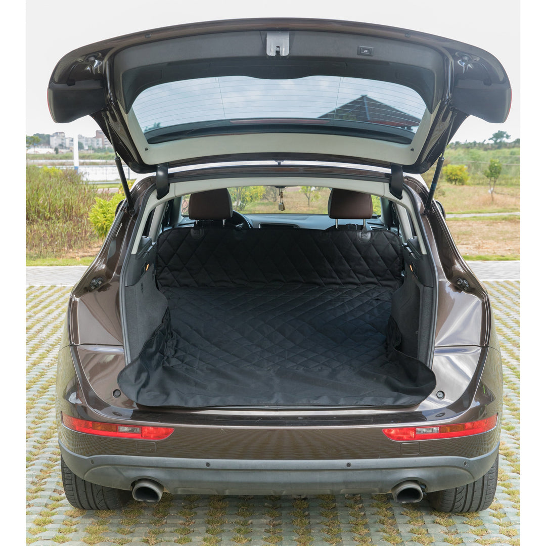 SUV Pet Cargo Liner Waterproof Non-Slip Extra Long Universal Fit 80x52 Bumper Flap Image 4