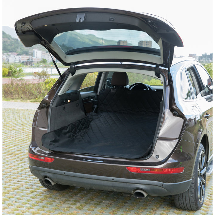 SUV Pet Cargo Liner Waterproof Non-Slip Extra Long Universal Fit 80x52 Bumper Flap Image 7