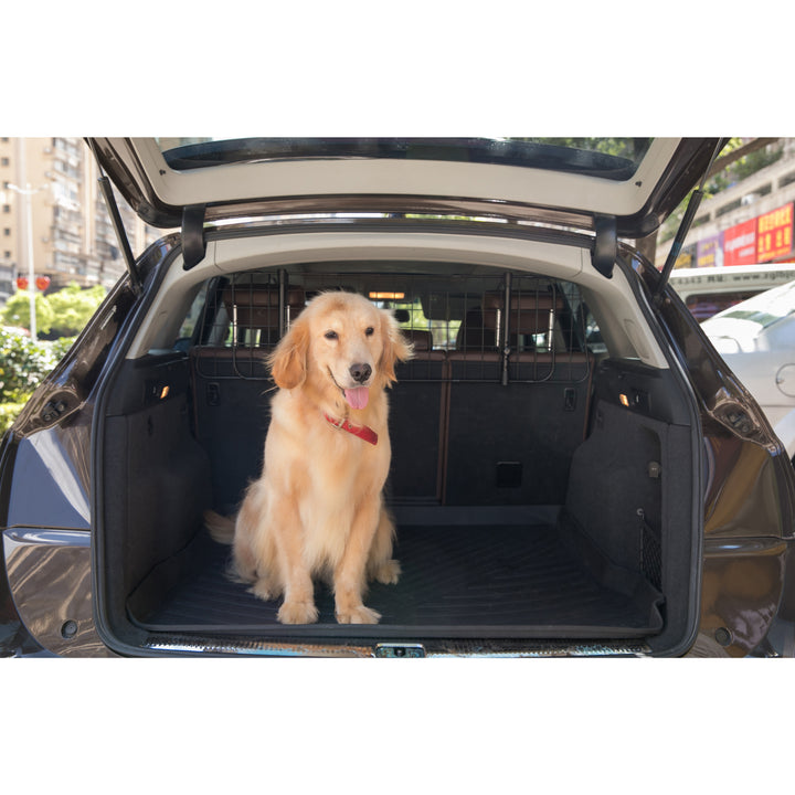 Adjustable Pet Barrier Gate For SUV's, Cars Vans and Vehicles Safety Car Divider for Dogs Pets, Wire Mesh Universal Fit Image 3