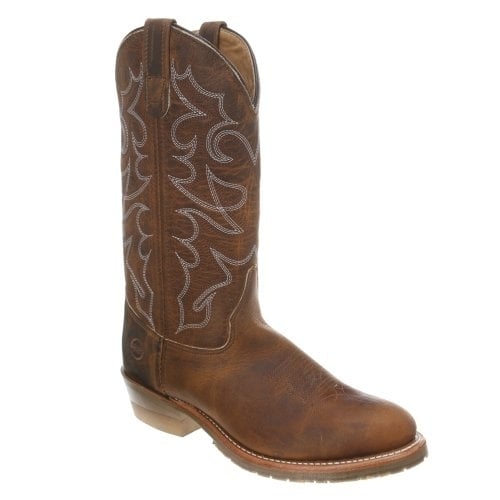 Double-H Boots Mens Dylan 12" Brown Western Soft Toe Work Boot DH1552 Image 1