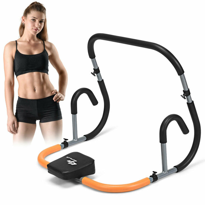 Ab Fitness Crunch Abdominal Exercise Workout Machine for Glider Roller and Pushup Image 1