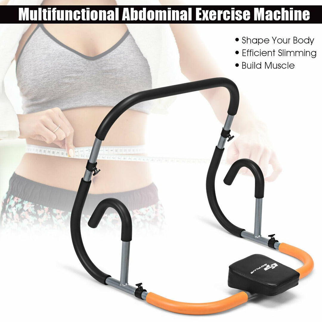 Ab Fitness Crunch Abdominal Exercise Workout Machine for Glider Roller and Pushup Image 6