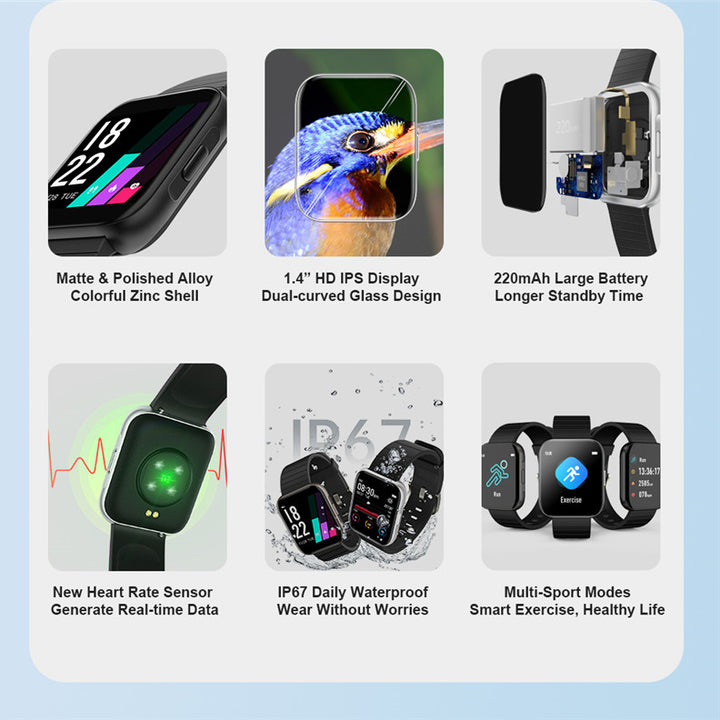 Bluetooth 5.0 Smart Watch for IOS Android Smart Bracelet Image 4