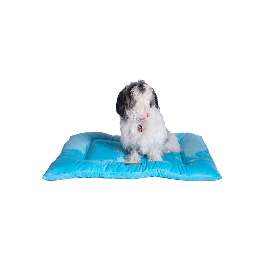 Armarkat Model M01CTL-M Medium Pet Bed Mat with Poly Fill Cushion in Sky Blue Image 1