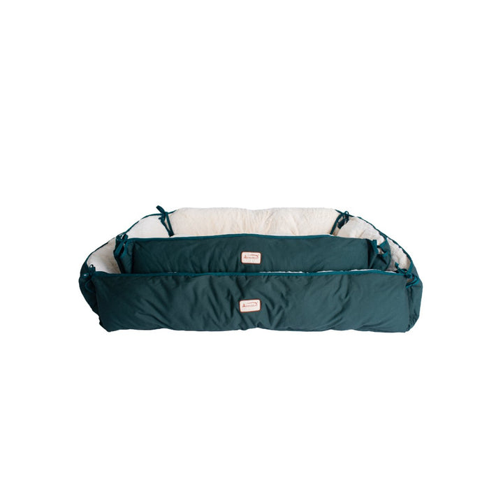 Armarkat Model D04 Extra Large Green and Ivory Pet Bed and Mat Image 8