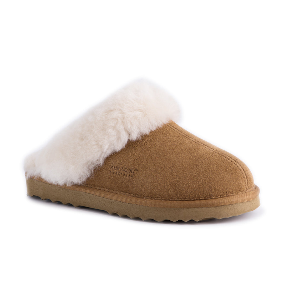 Aus Wooli Australia Water-Resistant Unisex Genuine Australian Sheepskin Wool Slippers Image 3