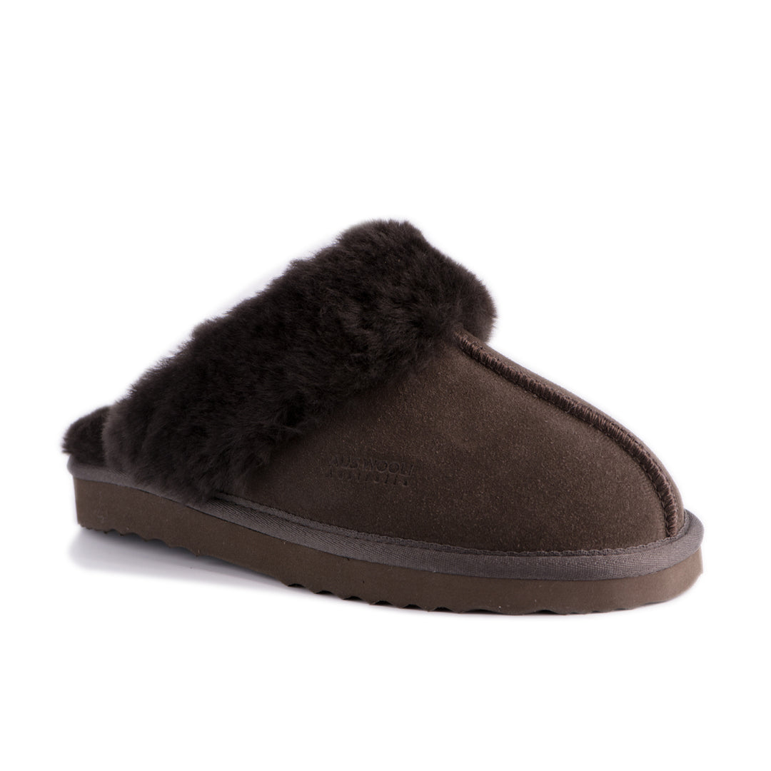 Aus Wooli Australia Water-Resistant Unisex Genuine Australian Sheepskin Wool Slippers Image 4