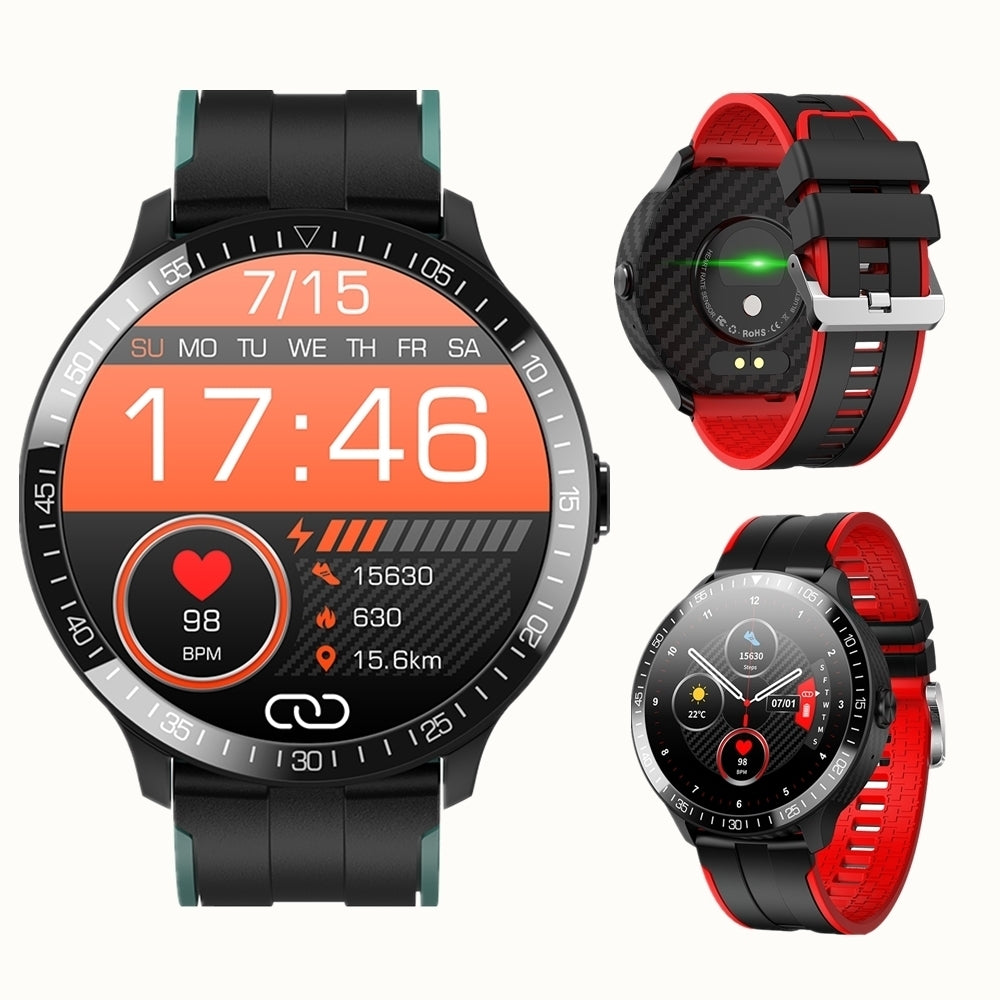 Sport Smart Watch Bluetooth Call Thermometer Heart Rate Monitor Blood Pressure Smartwatch for Android IOS Image 1