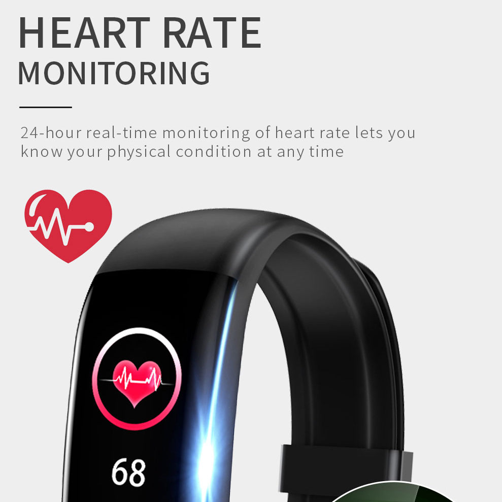 0.96" Screen Smart Wristband Blood Pressure Heart Rate Monitor Fitness Activity Tracker Smart Band Image 4