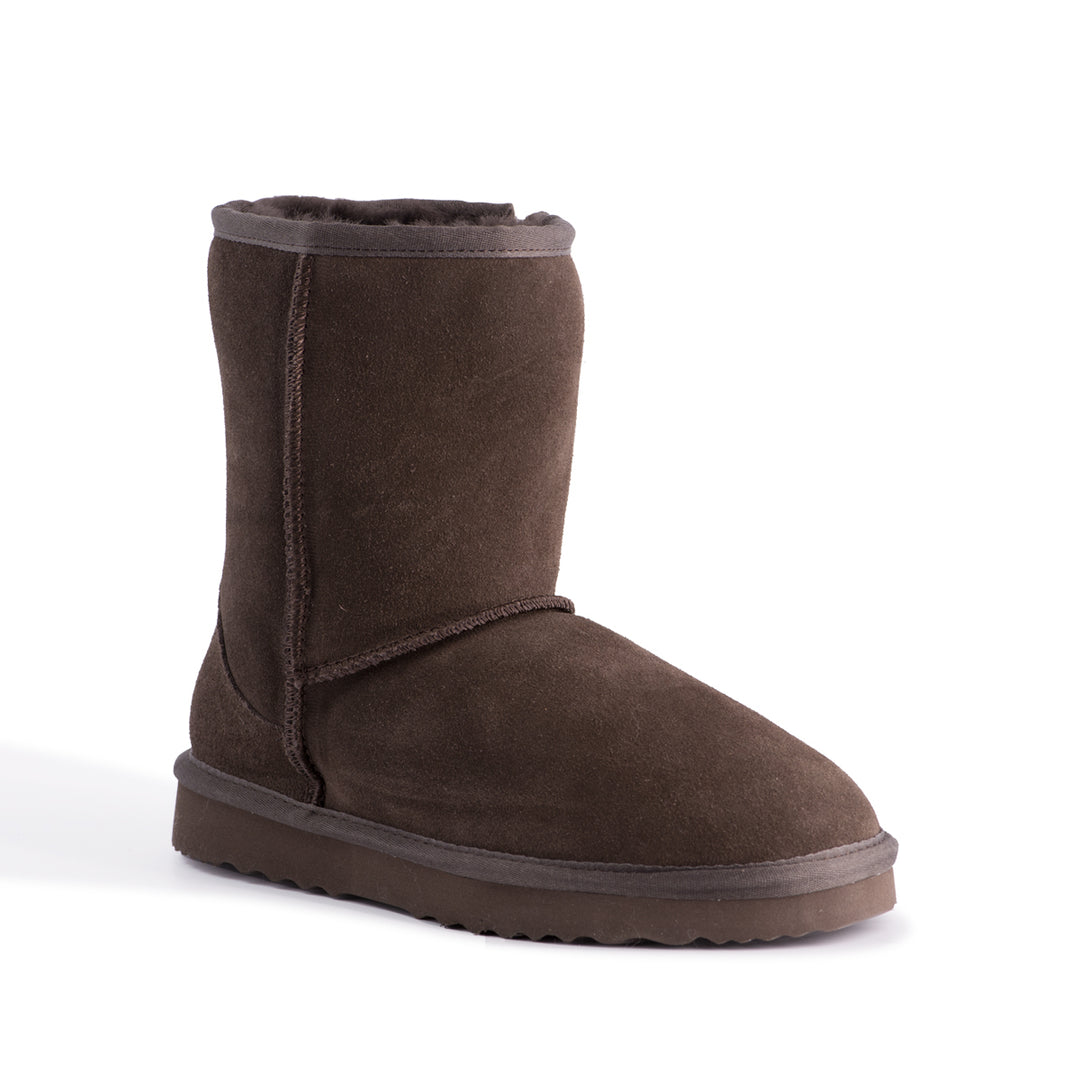 Aus Wooli Australia Water-Resistant Unisex Genuine AU Sheepskin Mid Calf Zip-Up Boot Image 4