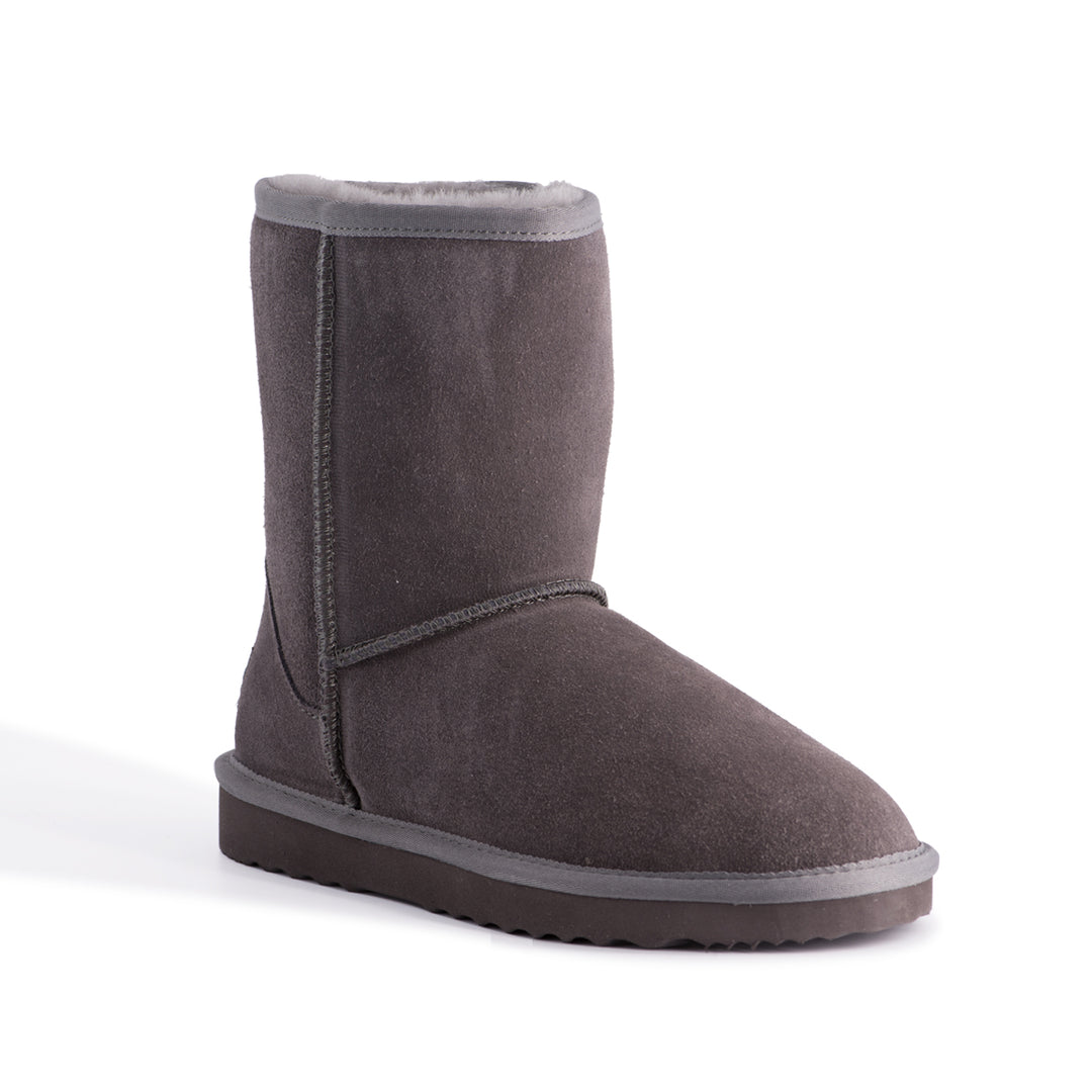 Aus Wooli Australia Water-Resistant Unisex Genuine AU Sheepskin Mid Calf Zip-Up Boot Image 4