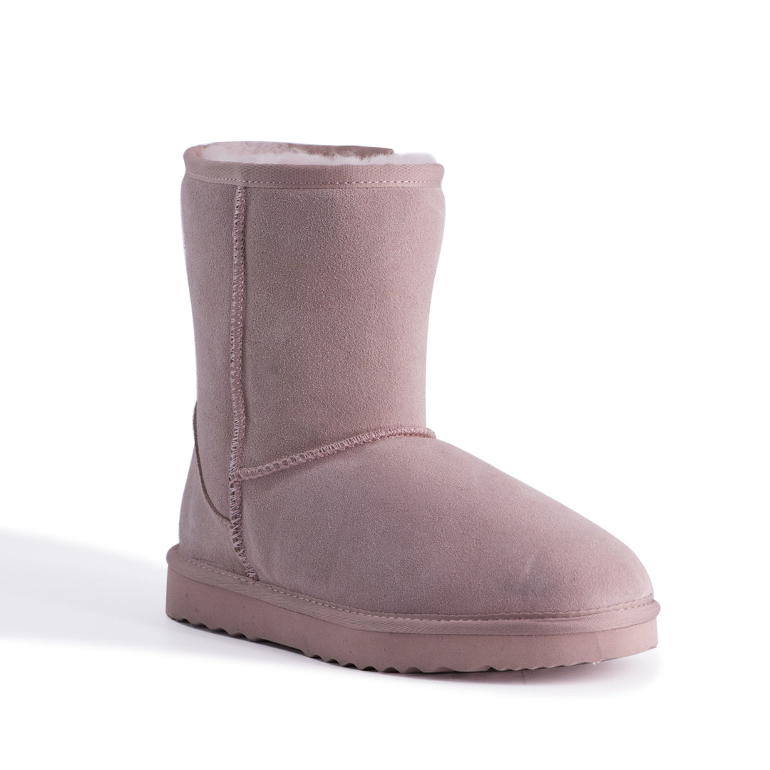 Aus Wooli Australia Water-Resistant Unisex Genuine AU Sheepskin Mid Calf Zip-Up Boot Image 6