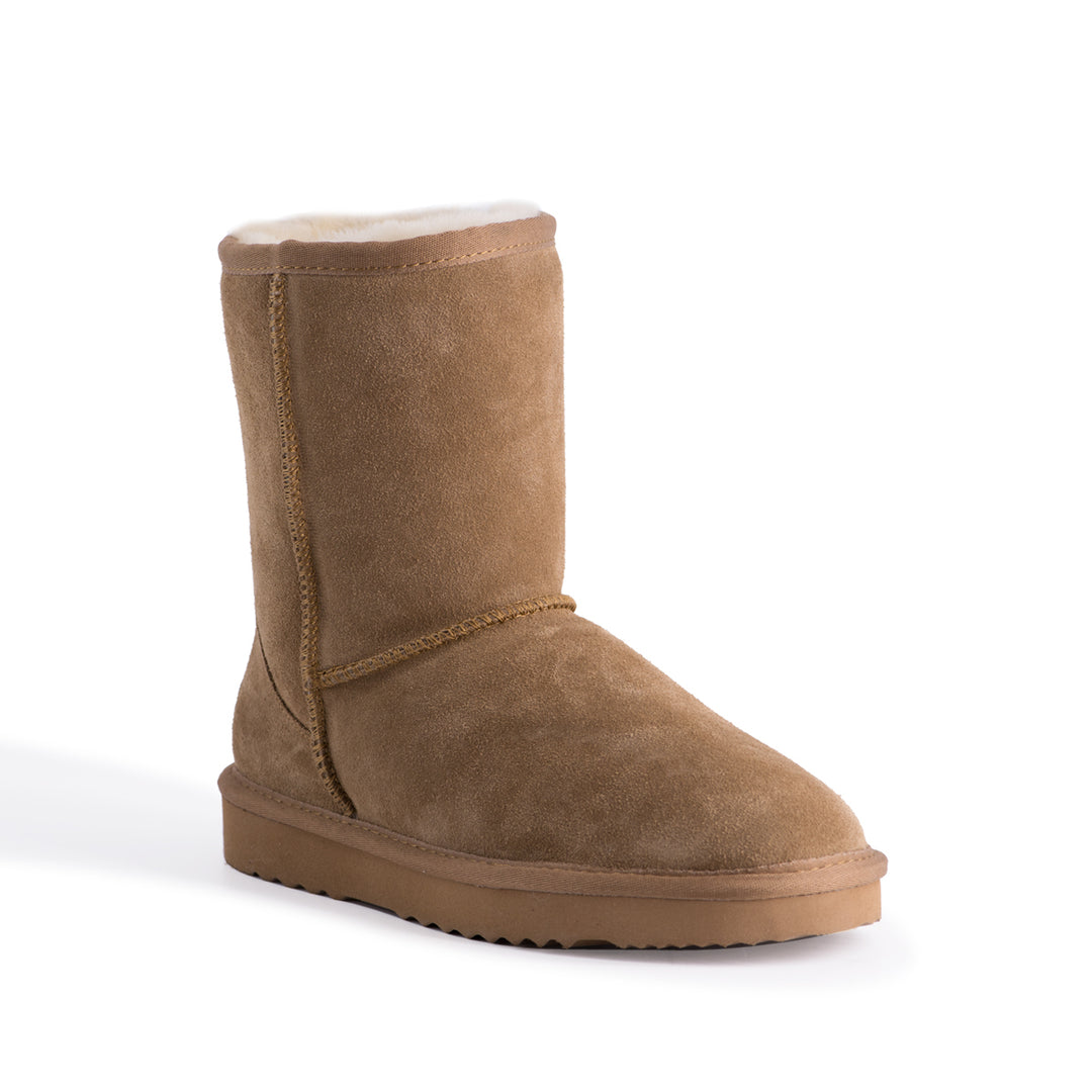 Aus Wooli Australia Water-Resistant Unisex Genuine AU Sheepskin Mid Calf Zip-Up Boot Image 7