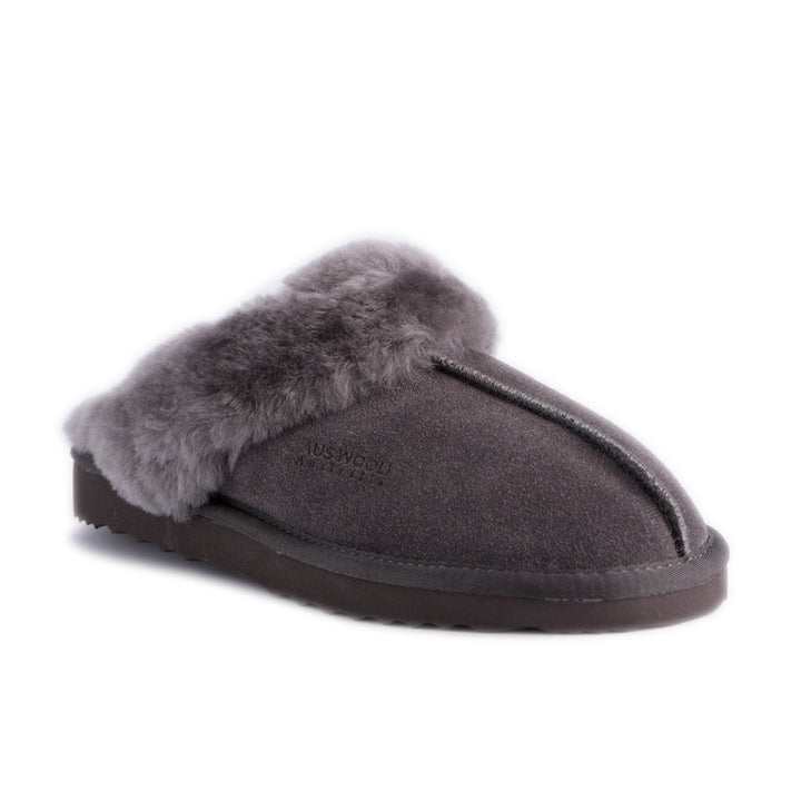 Aus Wooli Australia Water-Resistant Unisex Genuine Australian Sheepskin Wool Slippers Image 8