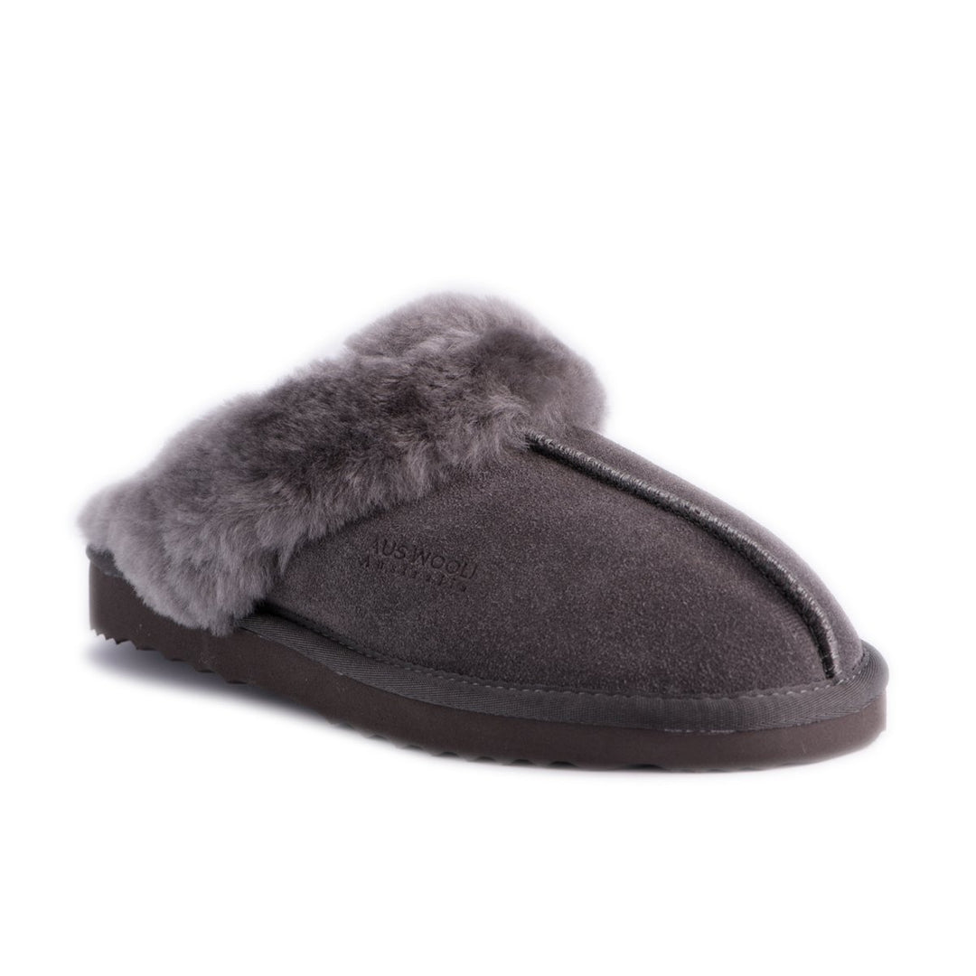 Aus Wooli Australia Water-Resistant Unisex Genuine Australian Sheepskin Wool Slippers Image 1