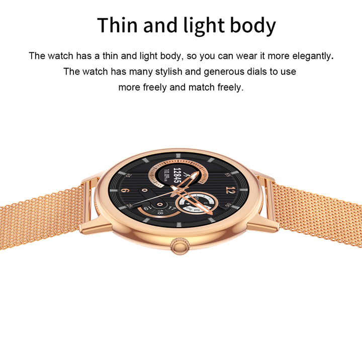 Ultra Thin Smart Watch Full Touch Screen Bluetooth Sports Tracker Fitness Watch Smartwatch For Android IOS Image 4