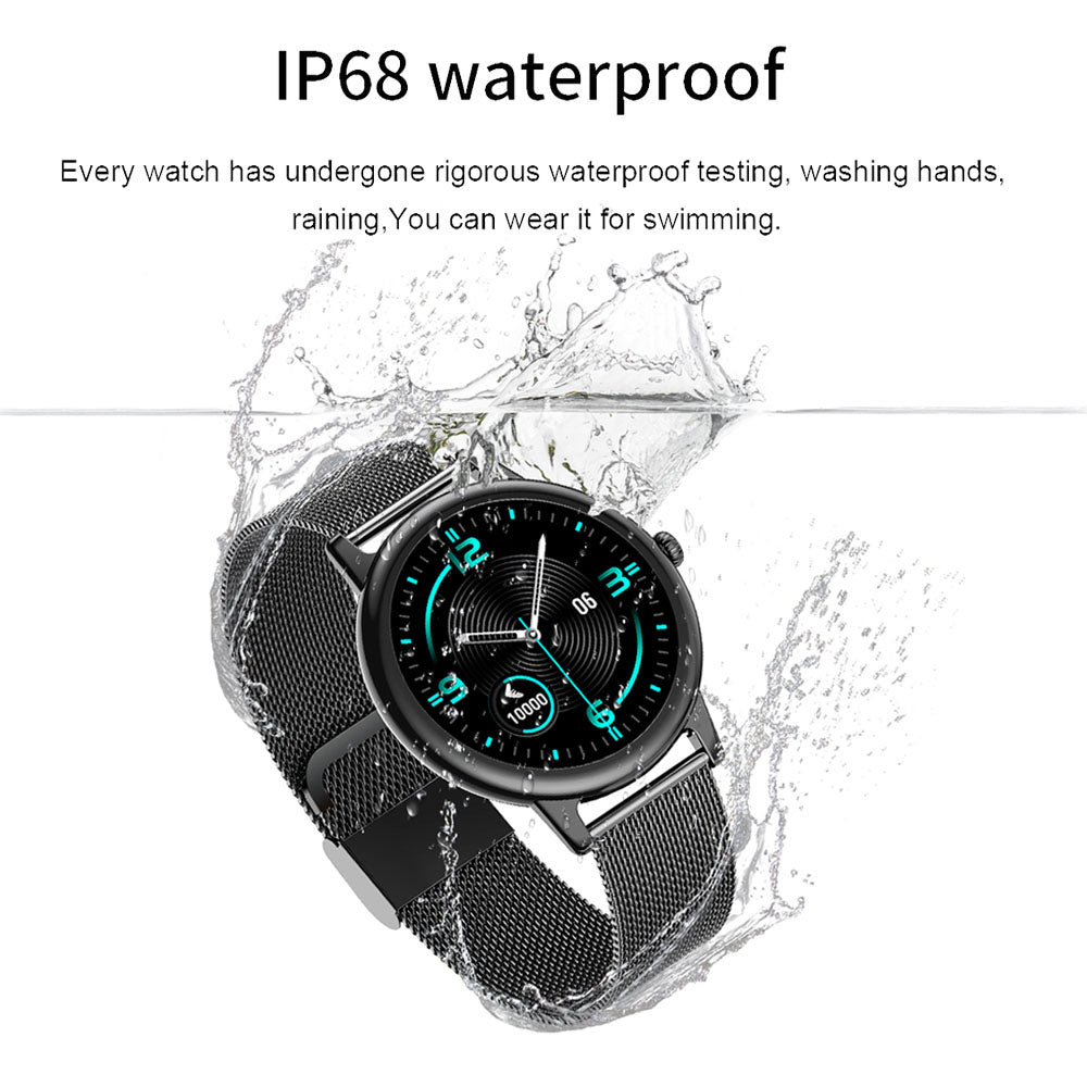 Ultra Thin Smart Watch Full Touch Screen Bluetooth Sports Tracker Fitness Watch Smartwatch For Android IOS Image 6