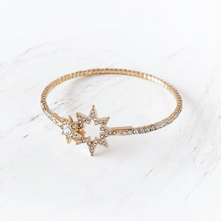 Crystal Starburst Bangle Image 1