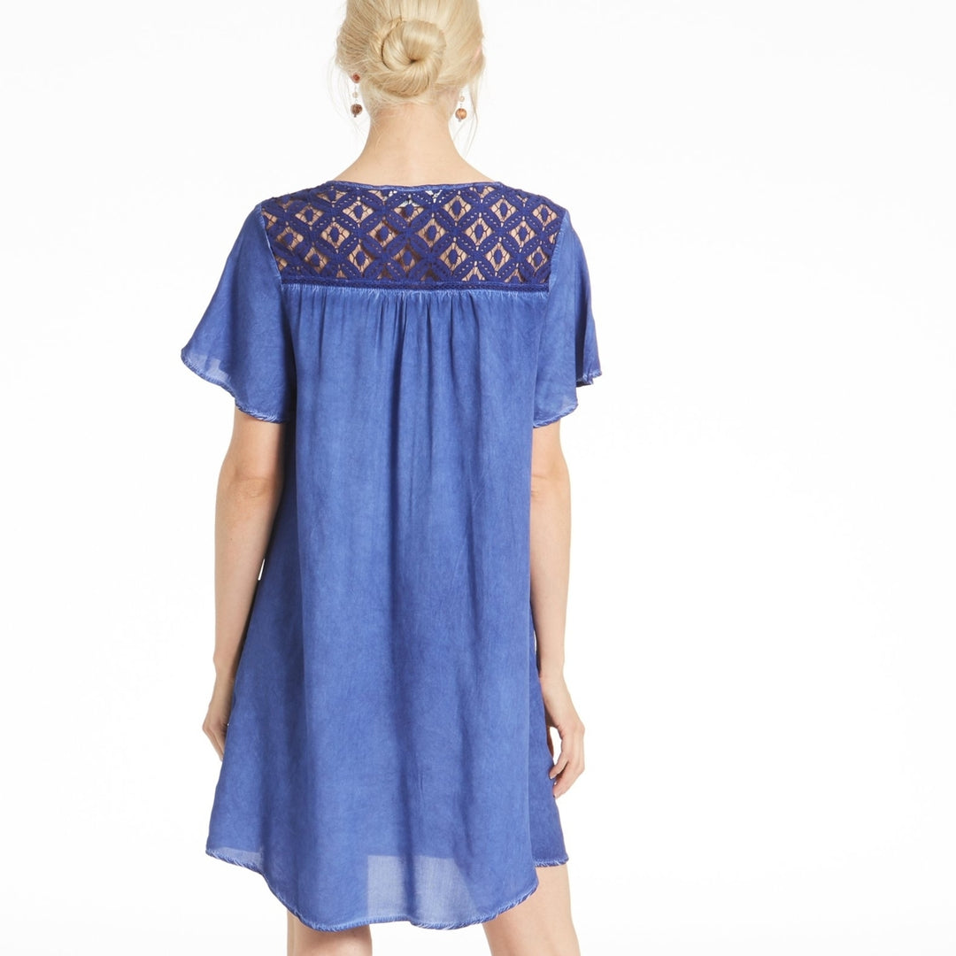 Denim Delight Shift Dress Image 3