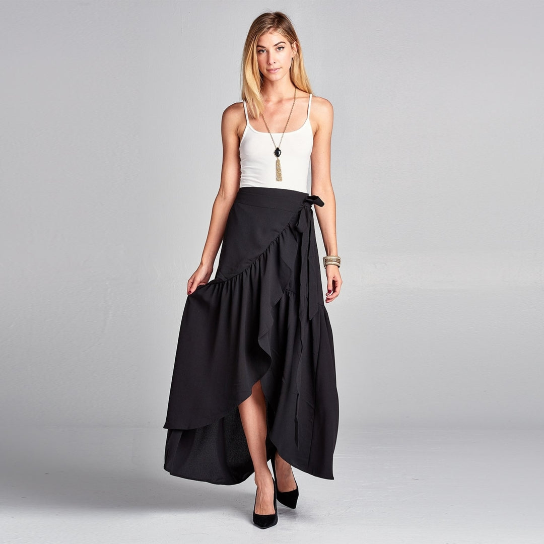 Frilled Wrap Skirt Image 2