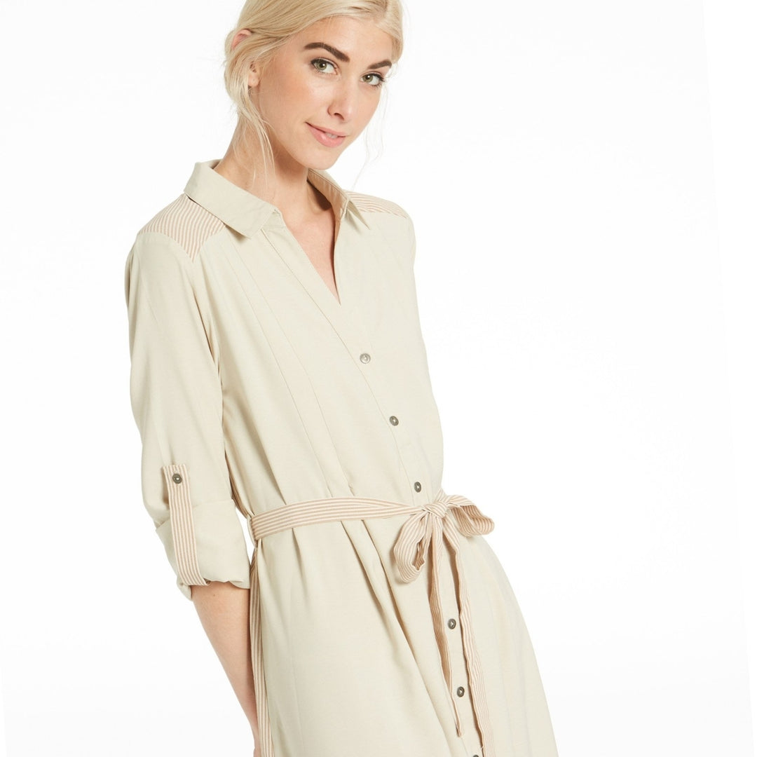 Military Goddess Shirt Dress Image 4