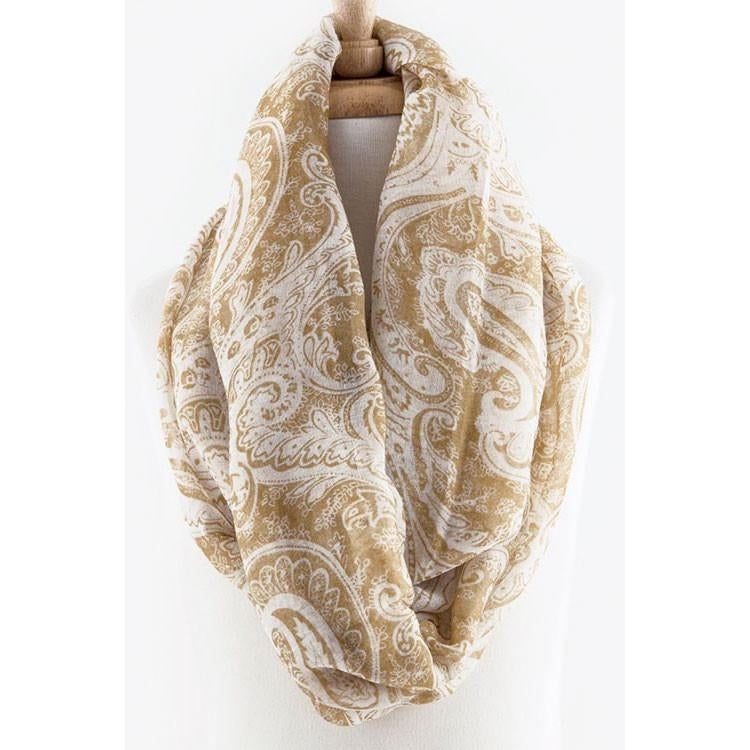 Simply Paisley Infinity Scarf Image 4