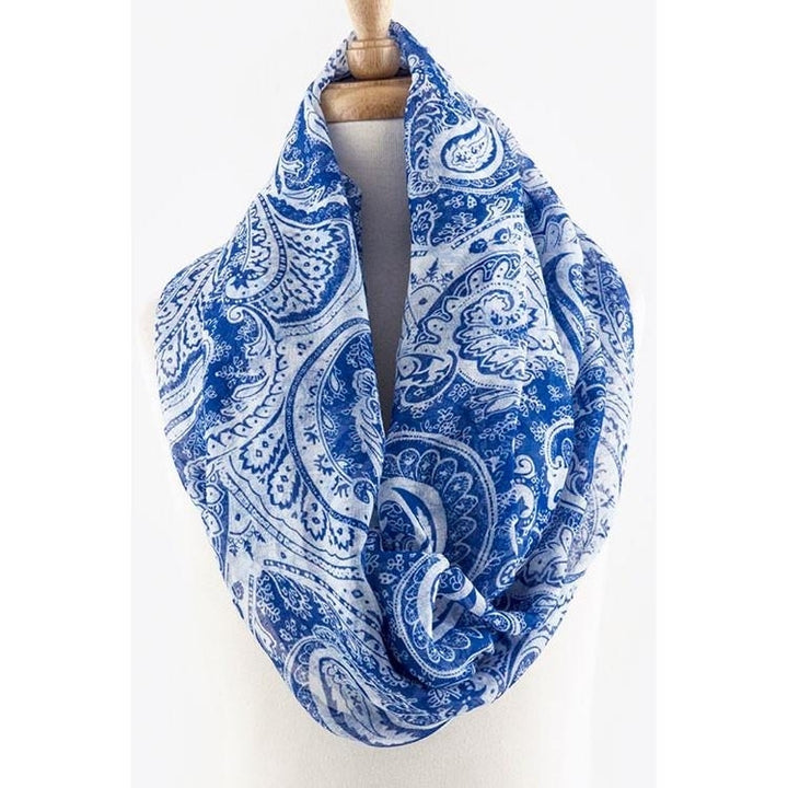 Simply Paisley Infinity Scarf Image 6