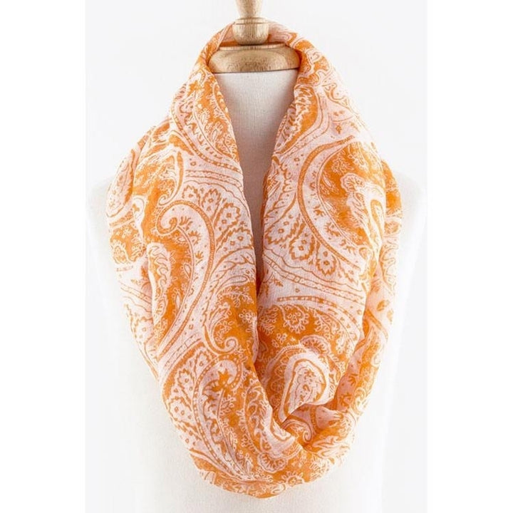 Simply Paisley Infinity Scarf Image 7