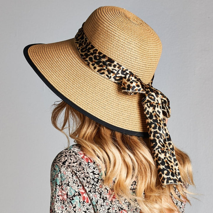 Straw Sun Hat with Ribbon Image 4