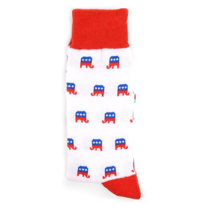 Mens Republican Elephant Novelty Dress Socks Image 6