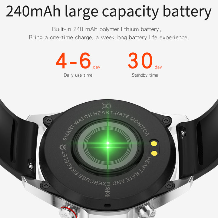 Smart Watch Clock Sync Notifier Support Bluetooth Connectivity Android Phone Smartwatch Alloy Smartwatch Image 4