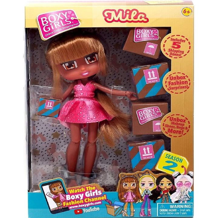 Boxy Girls Doll Season 2 Mila Animal Theme Fashion Surprises Jay at Play Image 1