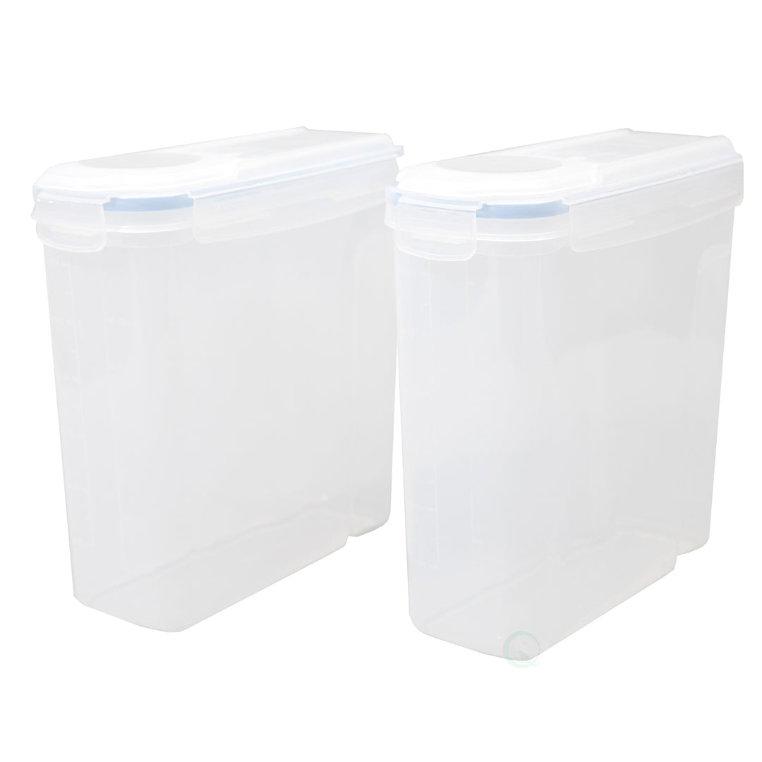 BPA-Free Plastic Food Containers with Airtight Spout Lid Set of 2 Image 1