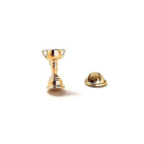 Trophy Pin Gold Challenger Cup Lapel Pin Enamel Pin Tie Tack Image 1