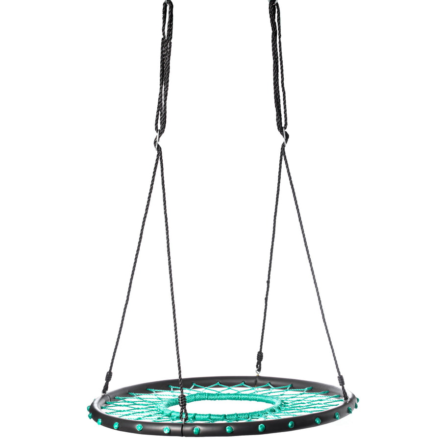 PLAYBERG Round Net Tree Swing 40x40 Curved Design Holds 400lbs Ages 3-12 Image 1