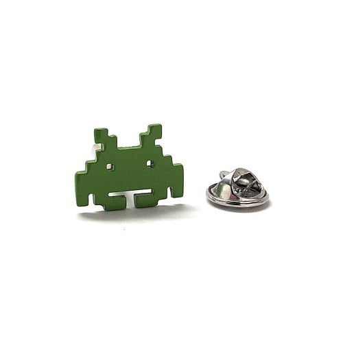 Retro Video Game Pin Green Enamel Lapel Pin Tie Tack Tie Pin Computer Science Image 1