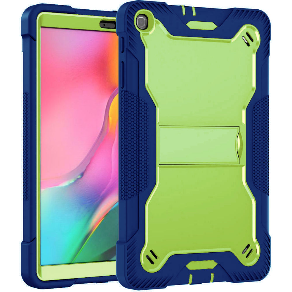 For Samsung Galaxy Tab A 8.0 2019 / T290 / T295 Dual Layer Protective Shockproof Kickstand Heavy Duty Case Cover Image 3