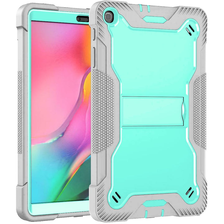 For Samsung Galaxy Tab A 8.0 2019 / T290 / T295 Dual Layer Protective Shockproof Kickstand Heavy Duty Case Cover Image 4