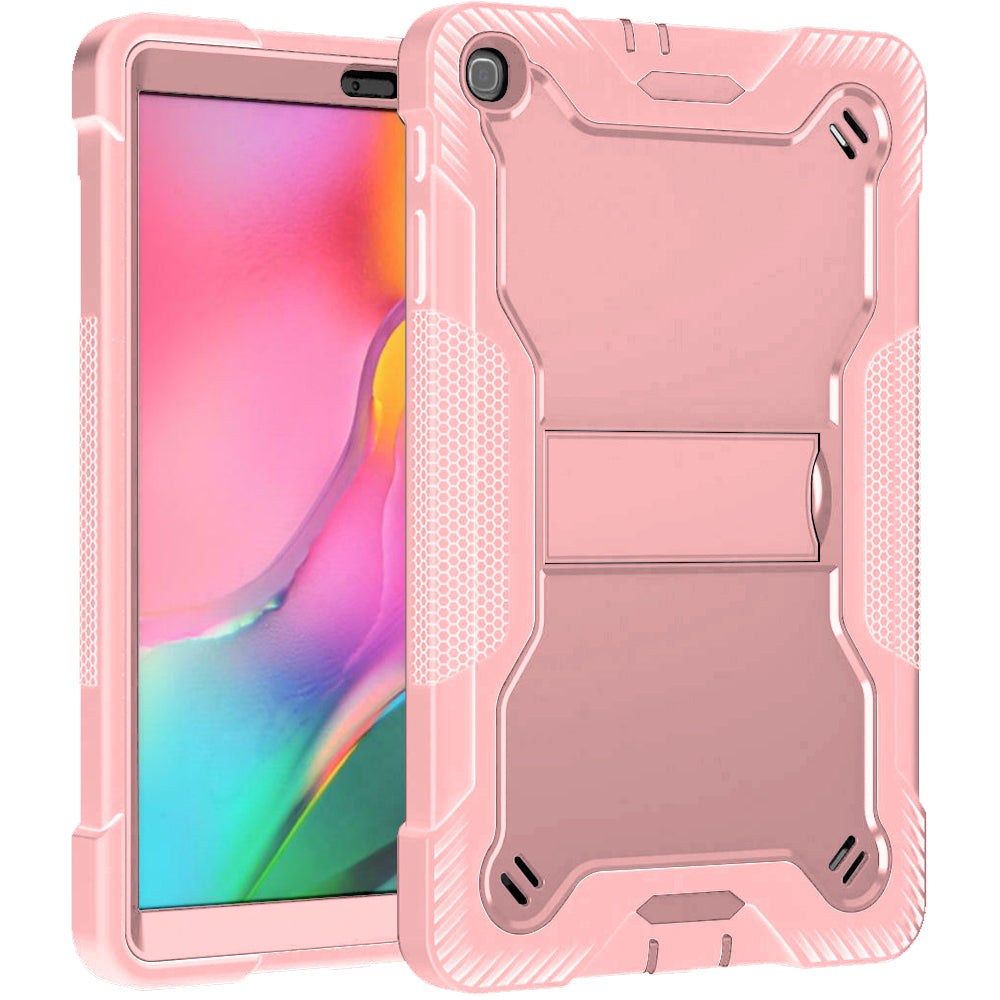 For Samsung Galaxy Tab A 8.0 2019 / T290 / T295 Dual Layer Protective Shockproof Kickstand Heavy Duty Case Cover Image 8