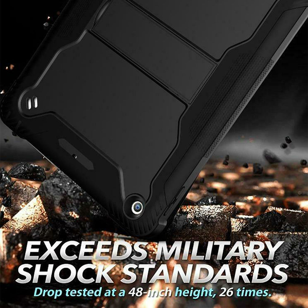 For Samsung Galaxy Tab A 8.0 2019 / T290 / T295 Dual Layer Protective Shockproof Kickstand Heavy Duty Case Cover Image 10