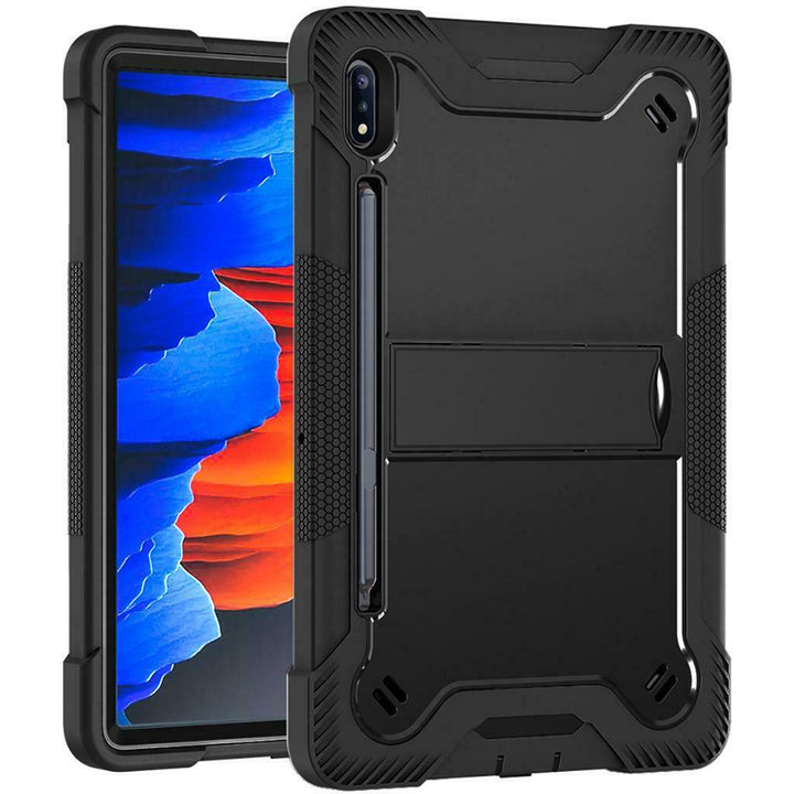 For Samsung Galaxy Tab S7 2020 / SMT870 / T875 / T876B Dual Layer Protective Shockproof Kickstand Heavy Duty Case Cover Image 1