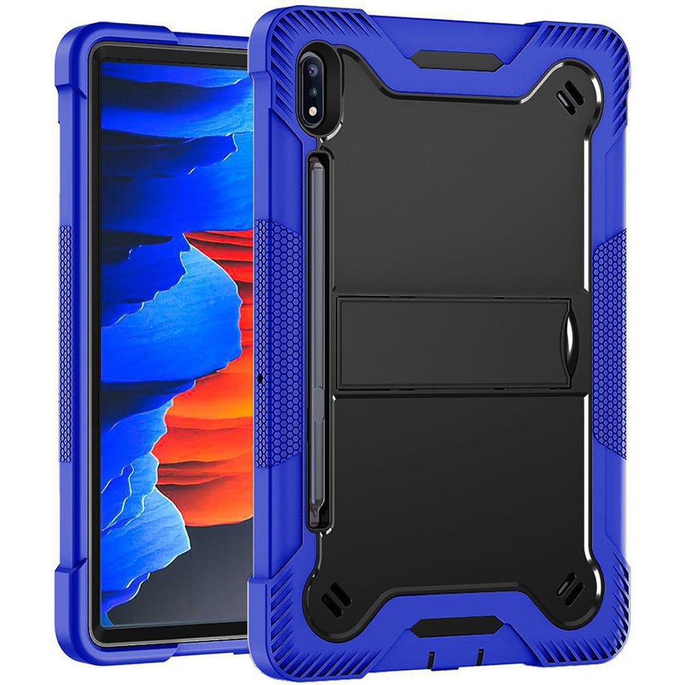 For Samsung Galaxy Tab S7 2020 / SMT870 / T875 / T876B Dual Layer Protective Shockproof Kickstand Heavy Duty Case Cover Image 2