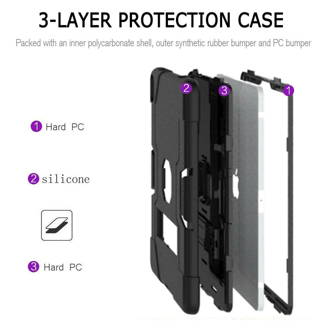 For Samsung Galaxy Tab S5E 2019 10.1 inch / T720 / T725 Dual Layer Protective Shockproof Kickstand Heavy Duty Case Cover Image 6