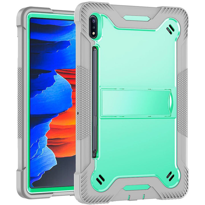 For Samsung Galaxy Tab S7 2020 / SMT870 / T875 / T876B Dual Layer Protective Shockproof Kickstand Heavy Duty Case Cover Image 4