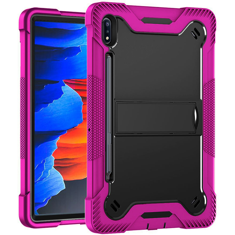 For Samsung Galaxy Tab S7 2020 / SMT870 / T875 / T876B Dual Layer Protective Shockproof Kickstand Heavy Duty Case Cover Image 4