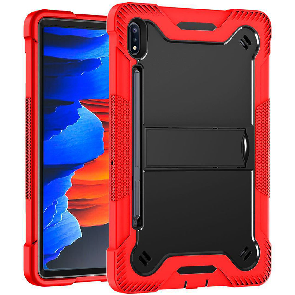 For Samsung Galaxy Tab S7 2020 / SMT870 / T875 / T876B Dual Layer Protective Shockproof Kickstand Heavy Duty Case Cover Image 7