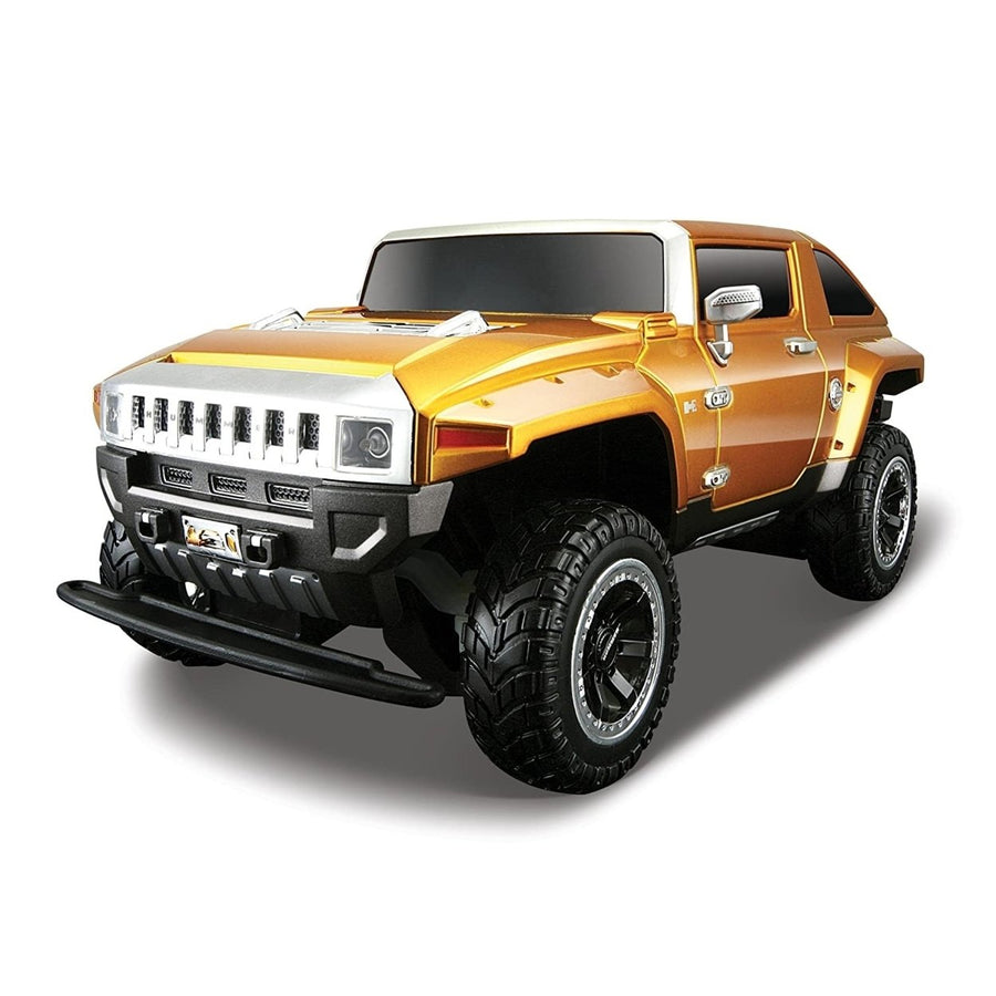 Maisto 1:16 R/C CS 2008 Hummer Hx - Metallic Yellow Image 1