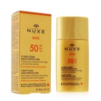 Nuxe Nuxe Sun Light Fluid For Face - High Protection SPF50 (For Normal To Combination Skin) 50ml/1.6oz Image 2