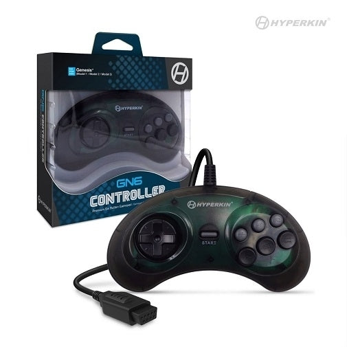 GN6 Premium Controller For Genesis (Space Black) - Hyperkin Image 1